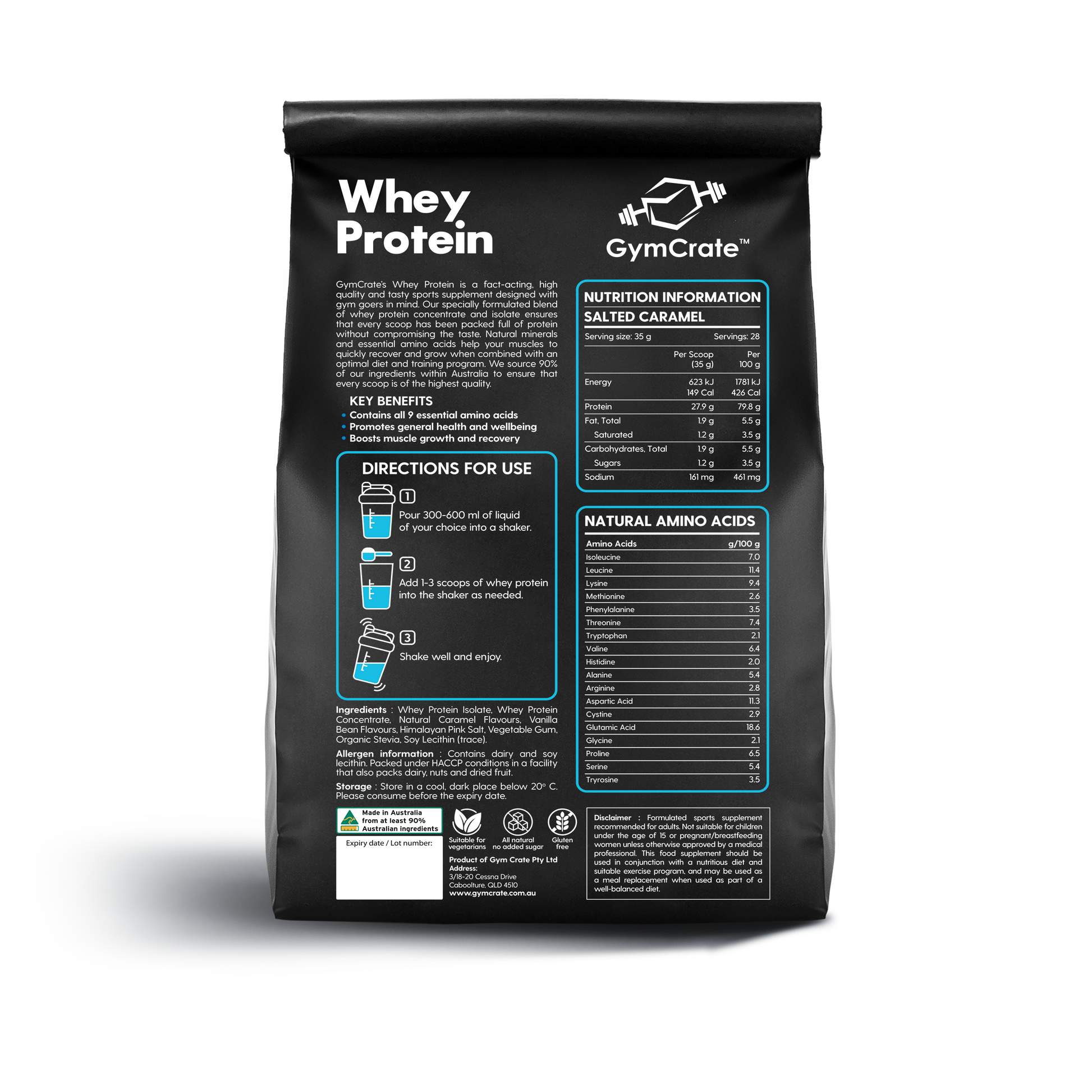 1kg Lean Whey Protein