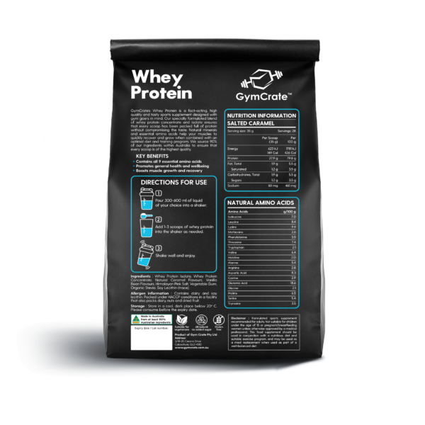 1kg Whey Protein Salted Caramel